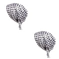 thumbnail image 3 of Guardurnaity Gorro de pelo estampado de moda Streamer Bow Headwear cubierta de cabeza turbantes satén cabeza bufanda gorro de dormir Type2 NO2, 3 of 5