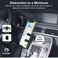 thumbnail image 6 of Premier CD Slot Phone Mount and Holder with Expandable Grip for all Mobile Devices, Black, 6 of 10