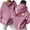 Pink, variant on Women's Sweatshirts Hoodies Long Sleeve Pullover Hoodie Sweatshirt Baggy Hoodies Brown Hoodies Fall Sweatshirt Daily Wear