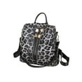 thumbnail image 3 of hirigin Women Casual Bag Set, Daily Leopard/Cow Printed Dual-Use Backpack/Shoulder Bag+printed Handbag, 3 of 8