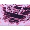thumbnail image 1 of Ahgly Company Machine Washable Indoor Rectangle Transitional Pastel Purple Pink Area Rugs, 8' x 10', 1 of 7