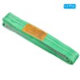 thumbnail image 3 of Uxcell 2" x 6 FT Lift Strap 2 Ply 4409lbs Capacity Webbing Lifting Moving Straps for Rigging Hoisting, 2 Pack Green, 3 of 7