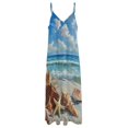 thumbnail image 4 of Beach Seashell Starfish Sleeveless Dress Woman Fashion Long Dresses Women's Summer Suit Dress Summer 2025 Women, 4 of 7