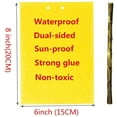 thumbnail image 3 of LIGHTSMAX 20-Pack Dual-Sided Yellow Sticky Traps Flying Plant Insect Such as Fungus Gnats, Whiteflies, Aphids, Leafminers - (6x8 Inches), 3 of 9