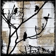 thumbnail image 2 of Marmont Hill "Bird Committee" by Vicki Butler Painting Print on White Wood, 2 of 7