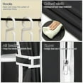 thumbnail image 6 of YOUPINS Portable 3-Shelf Closet Organizer, Black, 6 of 8