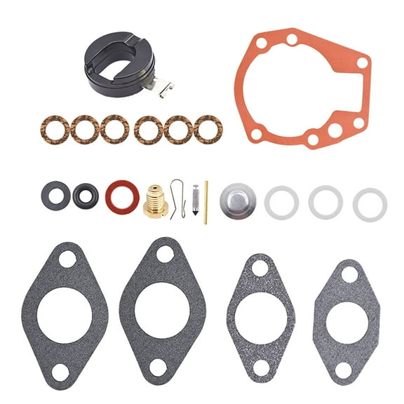ALL-CARB Carburetor Rebuild Kit with Float Replacement for Johnson 1.5 2 3 4 5 5.5 6 HP 439071 18-7043
