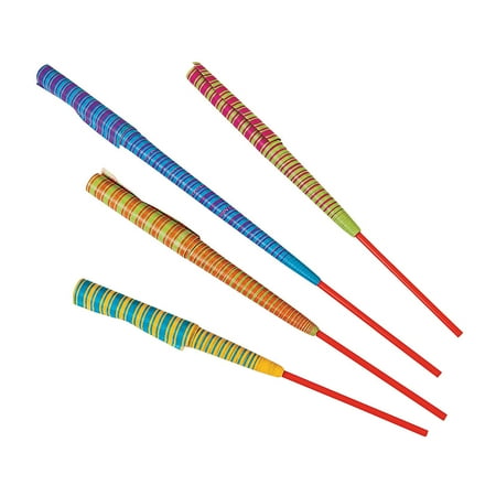 Fun Express - Neon Striped Chinese Yo yo - Toys - Value Toys - Yo - Yos - 12 Pieces