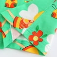 thumbnail image 3 of Girls Dresses Summer Dress Summer Knitting Cartoon Printing Princess Dress Round Neck Pullover Short Sleeve Dress Kids Sundress,Size 5 Years-6 Years, 3 of 7