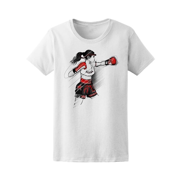 Thai Boxing Girl Tee Women's -Image by Shutterstock
