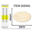 thumbnail image 2 of Unfinished Oval Door Hanger 12" / 1/2", 2 of 3