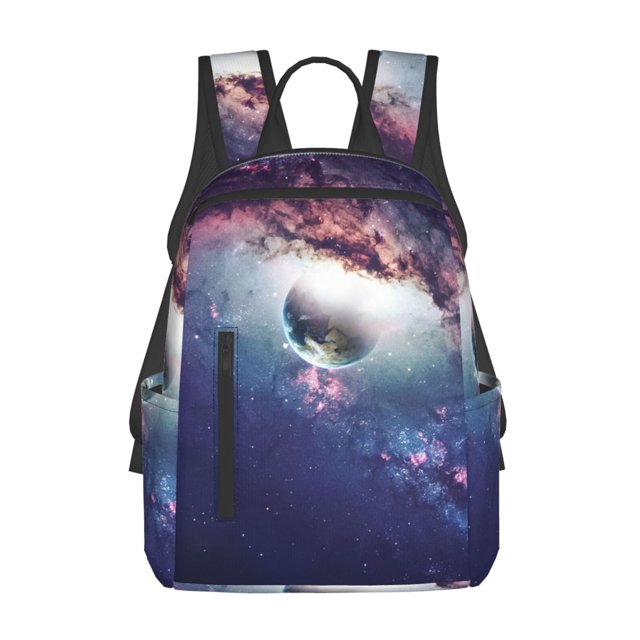 Fotbe Planets Stars And Galaxies Mochila Ligera para Hombres y Mujeres - Duradera y Resistente al Agua, Ideal para Escuela, Trabajo, Viajes y Uso Diario