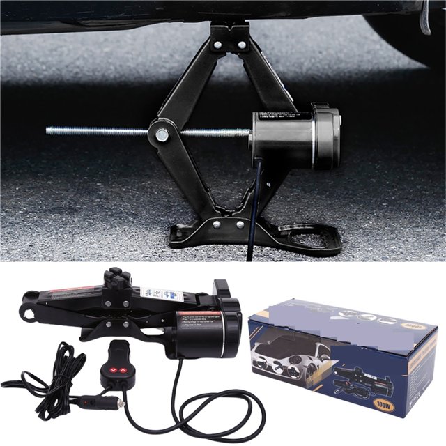 Portable Car Jacks 12V Electric Jack Scissor Automatic Lifting 2Ton Machinisms Lift Jack Wheel Disassembly Replacement Aid Tools ,Robust Construction