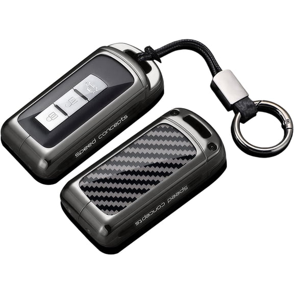 Key Fob Cover Compatible with Fit for Mitsubishi Outlander Eclipse Cross ASX RVR Pajero Sport MK3 Keychain Case Holder Protector