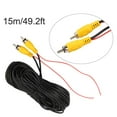 thumbnail image 2 of Cable De Audio Para Automóvil Rca Cable de video de cámara de estacionamiento de vista trasera inversa Arnés de cable de cable RCA resistente a la intemperie, 2 of 5