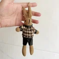 thumbnail image 1 of Korean Style Cartoon Rabbit Plush Keychain Pendant for Girls and Kids, 1 of 7