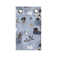 thumbnail image 1 of Cat Hanging Pocket Organizer, Forest Themed Pattern of Animals on Ships Creative Marine Wildlife Nautical, Printed Polyester Storage Bag with Pockets, 9" x 16", Multicolor, 1 of 2