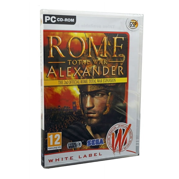 Rome Total War ALEXANDER Official Expansion PC Game - 3 new factions and 60 all new units