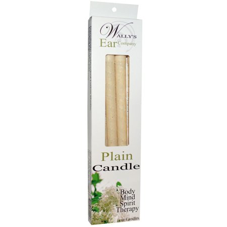 Wally'S Natural Products Inc Plain Paraffin Candles 4-Pack Box 4 Pc