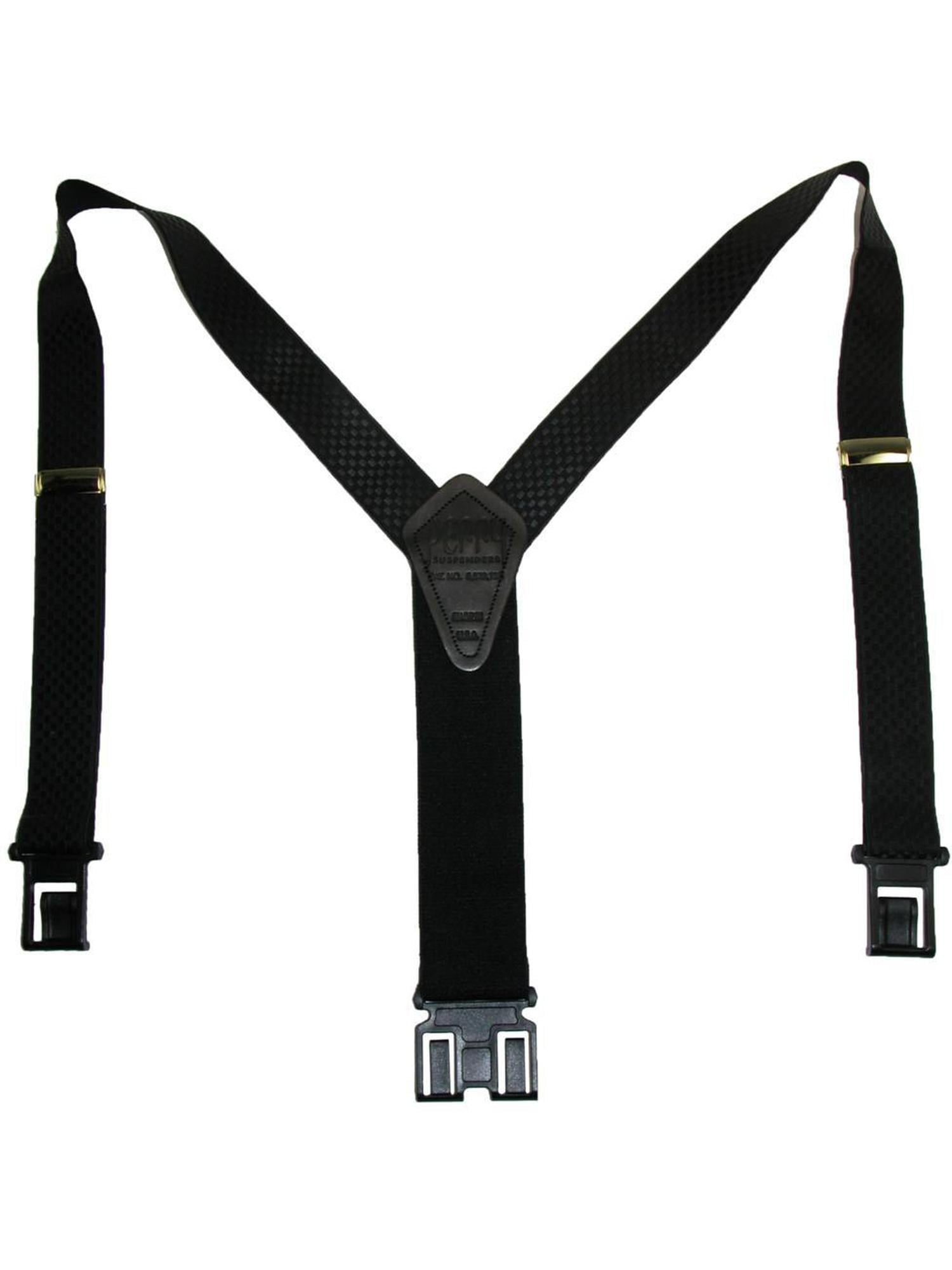 Men's Elastic Hook End Jacquard Suspenders (Tall Available)