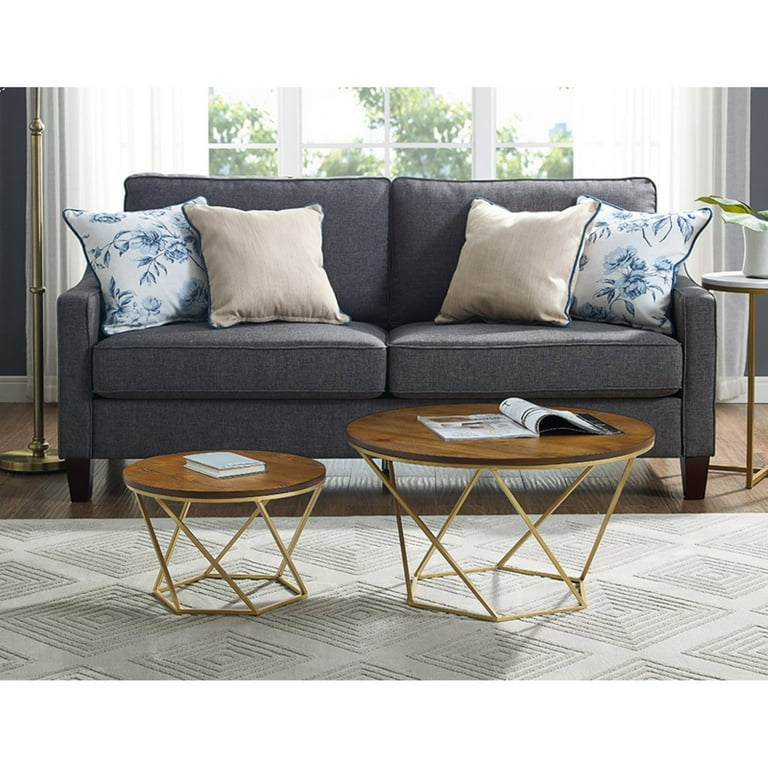 Walker edison geometric 2024 nesting coffee tables