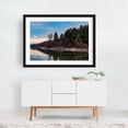 thumbnail image 2 of Walking Along the Lake Marburg Shoreline at Dusk in Winter - Hanover Pennsylvania Photography Landscape Lake Winter Nature Scenic Water Forest Black Framed Wall Art Print 5 x 7 inches, 2 of 4