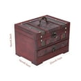 thumbnail image 2 of Wood Material Jewelry Chest Sturdy And Durable Jewelry Storage Chest Jewelry Shop For Home, 2 of 8