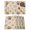 Brown, variant on Colorful Dog Paws Placemats Set of 2 Farmhouse Modern Art Cartoon Place Mats Indoor Wipeable Table Mats Washable Cloth Dining Table Placemats for Kitchen Holiday Party Home Decor 13x19 Inch