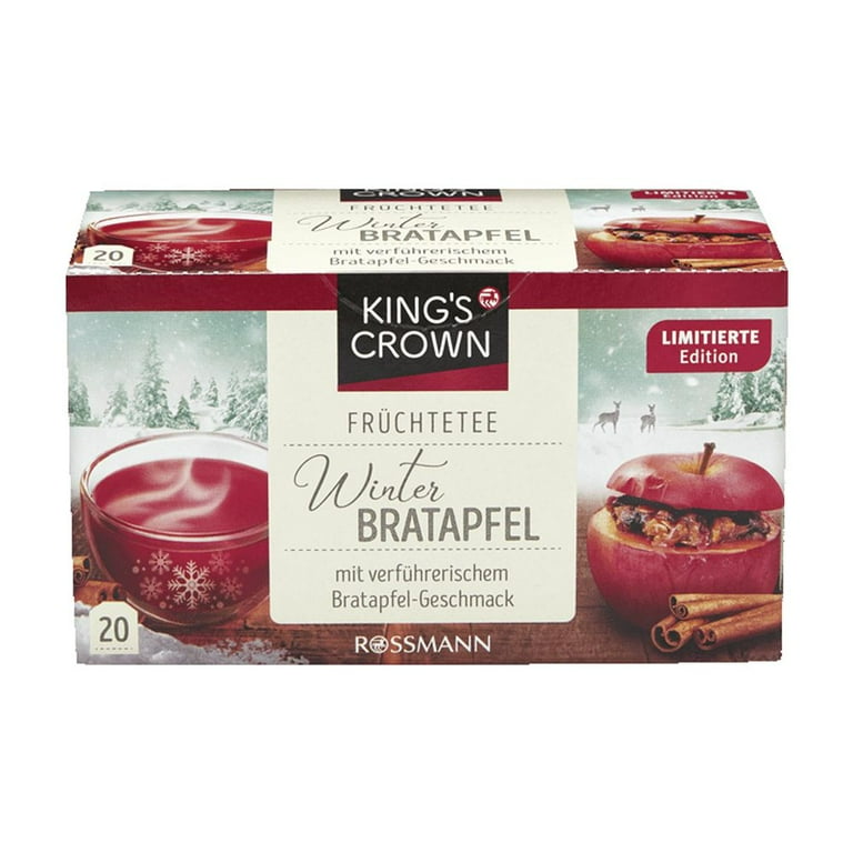 King's Crown tea WINTER BAKED APPLE & CINNAMON 1 box/20 tea bags