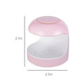 thumbnail image 3 of Mareep Mini Nail Lamp Led Light Machine 18w Nail Dryer Lamp Nail Handheld Curing Lamp for All Gel Polish, Nail Light Fast Curing, 3 of 6
