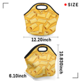 thumbnail image 3 of Herdesigns Noodles Insulated Lunch Bag Neoprene Lunch Box for Women Men Soft Cooler Bag Funny Food Washable Lunch Tote for Work Outdoor Picnic, 3 of 7