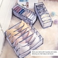 thumbnail image 3 of 3Pcs/Set Underwear Holder, Drawers Divider Underwear Storage Box, Socks Storage Box With Compartments For Underwear Sock Gray, 3 of 8
