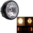 thumbnail image 4 of Faro de Motocicleta Faro de Horquil Dentera 12V 35W para Bobber Sunnimix Faro, 4 of 8