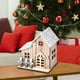 thumbnail image 3 of 2x Pueblo de Navideña - Casas Navideñas Iluminadas con LED Figuras de Madera Colección Pueblo Navideño Decoración de Habitación Inter Zulema  Casa de miniaturas de madera, 3 of 7