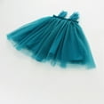 thumbnail image 5 of Gubotare Tulle Dress for Girls Toddler Girls Pageant Lace Dresses Baby Birthday Party Embroidery Dress with Headwear (Blue,Size 2-3 Years), 5 of 7
