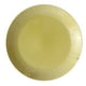 thumbnail image 3 of Plato redondo de cerámica con relieve, color amarillo, para uso doméstico., 3 of 9