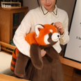 thumbnail image 4 of Figura de Anime de peluche para niños, muñeco de peluche de Panda Rojo, pelo esponjoso, mapache rojo, animales, abrazo, almohada, nuevo, 30-60cm, 4 of 4