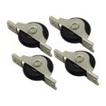 thumbnail image 5 of Sliding Door Wheels Rollers Nylon Pulley Set of 4 Durable Smooth Gliding for Home Furniture, 5 of 9