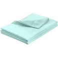 thumbnail image 2 of 600 Thread Count Egyptian Cotton Flat Sheet – 1 Piece, Solid Aqua Blue Twin Size (66" x 96"), 2 of 5