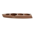 thumbnail image 2 of DOLITY Coffee Tamper Holder Countertop Boat Shape Espresso Station for Coffee Accessory Walnut 58mm, 2 of 9