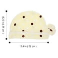thumbnail image 3 of OULII 2Pcs Comfortable Sleep Hat for Women Flannel Material Household Use, 3 of 8