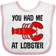 thumbnail image 3 of Inktastic Funny Lobster Lover Kids Seafood Boys or Girls Baby Bib, 3 of 4
