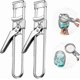 thumbnail image 1 of 2-Pack Adjustable Jar and Bottle Opener, Stainless Steel Multifunctional Lid Gripper for Seniors, 1 of 5