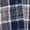 Blue, variant on Women's plaid elastic waist A-line pleated taffeta maxi skirt