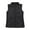 Black, variant on Bienzoe Women Casual Quilted Sleeveless Light Weight Vest Stretch Rib Black L