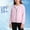 Pink, variant on Girl Summer Outfits Lightweight Long Sleeve Hooded Jacket for Beach Full Zip Cover Up 7-8 Years
