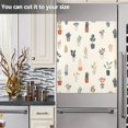 thumbnail image 6 of IAUYY Magnetic decorative sticker - 23x26 Inch PVC Refrigerator Decorative Cover, Removable DIY Art for Kitchen Appliances Cartoon Flower Pot, 6 of 6