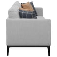 thumbnail image 6 of Apperson 2-piece Upholstered Track Arm Sofa Set Light Grey, 6 of 13