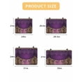 thumbnail image 7 of Large Induction Cooktop Protector Mat Purple Boho Floral Stove Top Covers for Electric Stove, Vintage Ethnic Tribal Abstract Art Decorative Stove Burner Cover Mats, Glass Top Stove Cover, 7 of 7