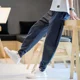 thumbnail image 3 of Pantalones deportivos de verano de rayas finas para hombre Pantalones deportivos de harén para hombre Pantalones blancos largos Harajuku Novedad en moda deportiva Xxxl 2024 Pantalones, 3 of 5